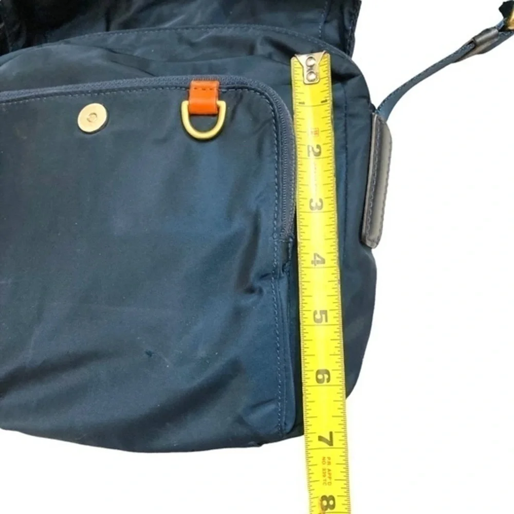 Tumi blue nylon crossbody messenger bag